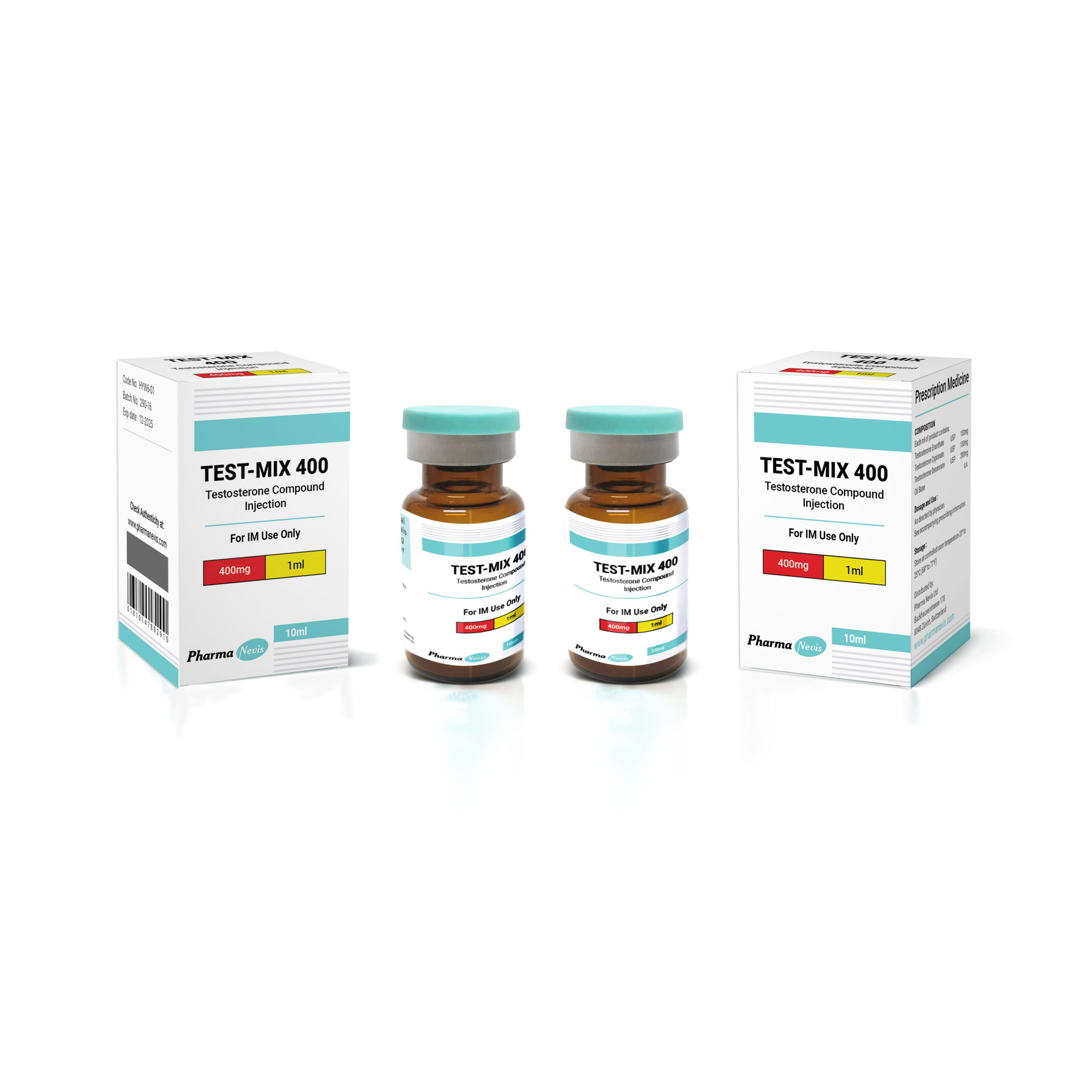 Multi-Ester Testosterone Blend 400 mg/mL (Pharma Nevis)